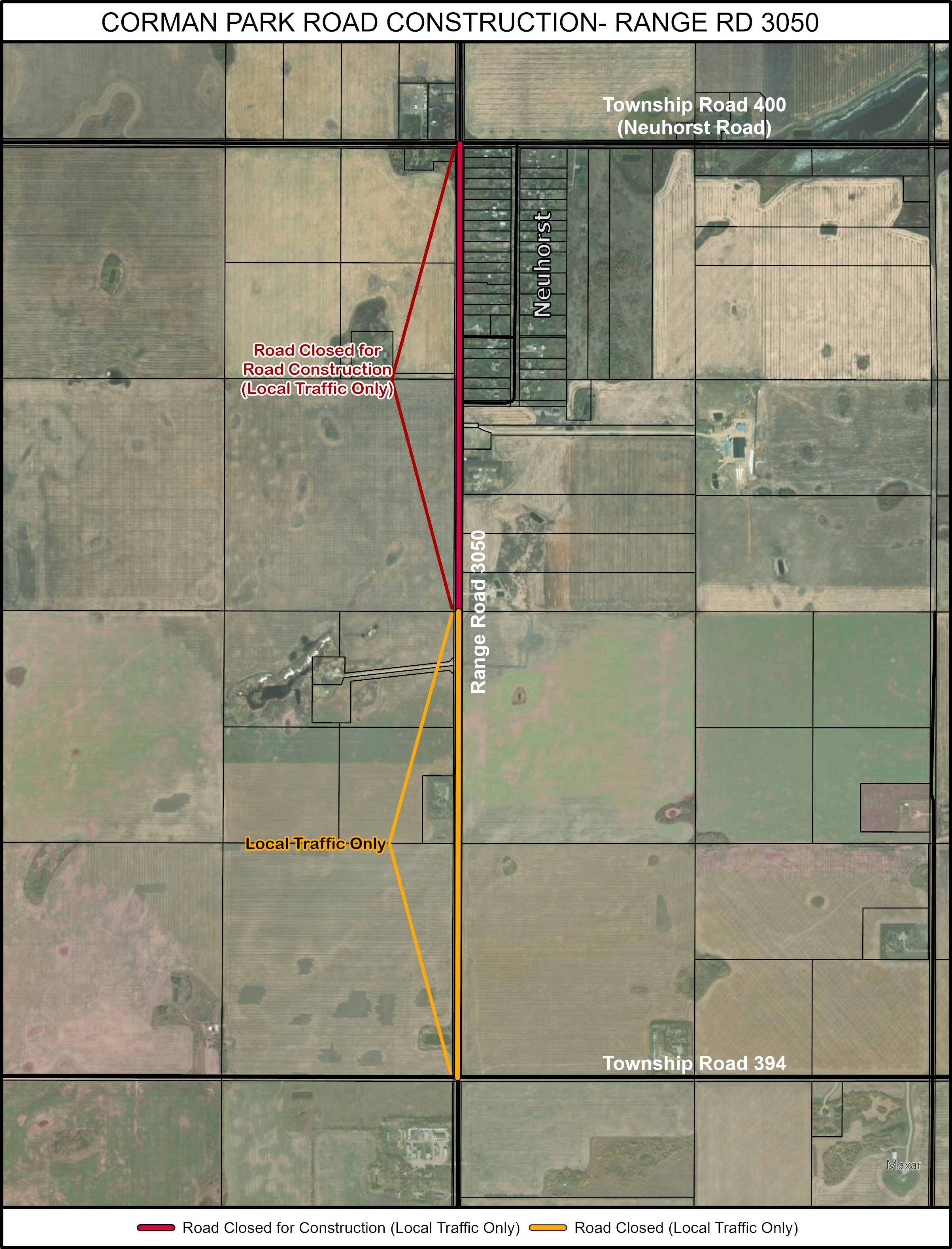 Road Construction- Range Road 3050